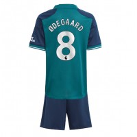 Echipament fotbal Arsenal Martin Odegaard #8 Tricou Treilea 2023-24 pentru copii maneca scurta (+ Pantaloni scurti)